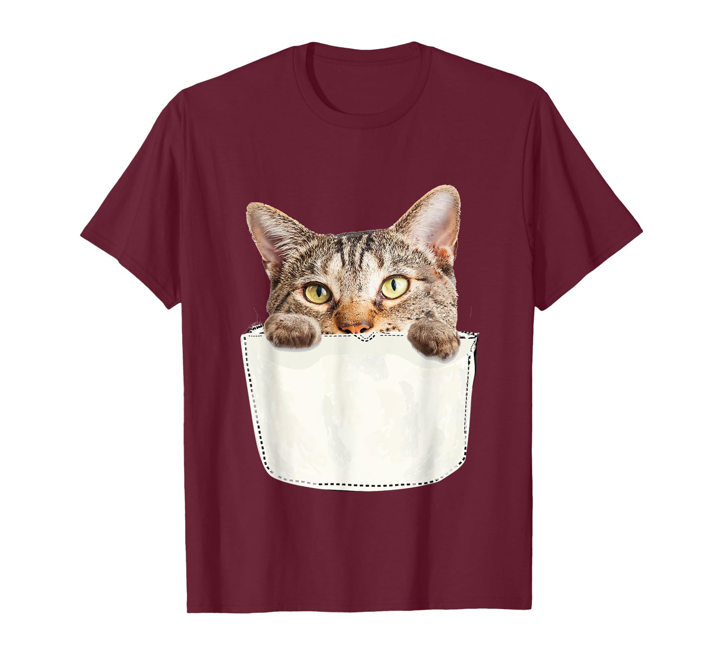 Kangaroo Pocket Cat Tshirt Baby Kitten In Pouch Shirt Men Women Girls Kids T-Shirt