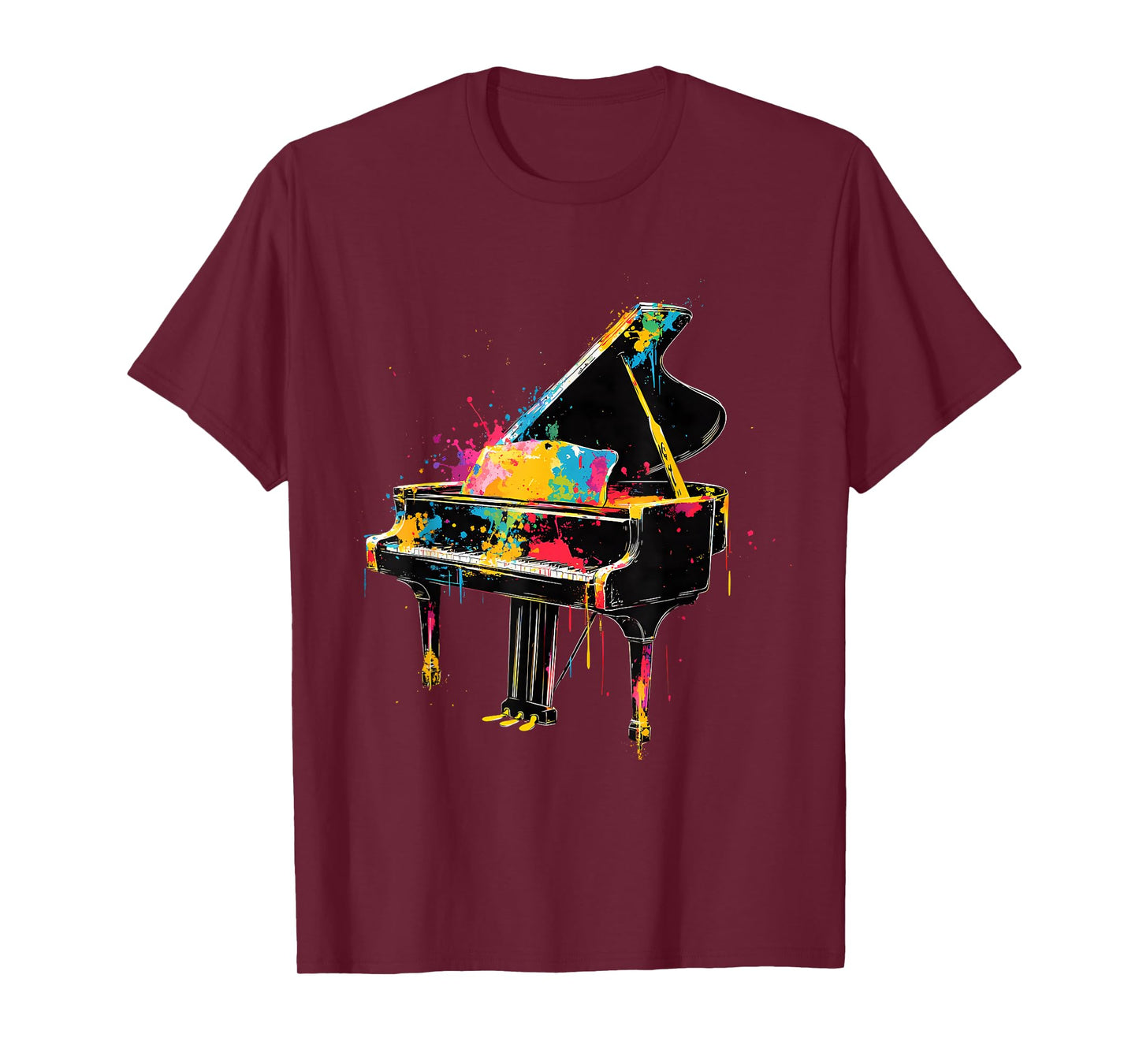 Colorful Piano Music Pianist T-Shirt