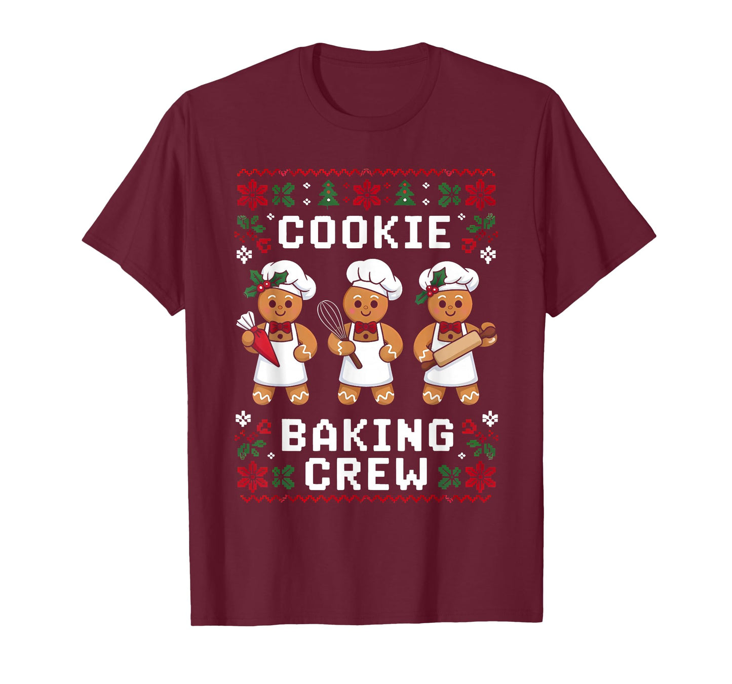 Christmas Cookie Baking Crew Family Baking Funny T-Shirt