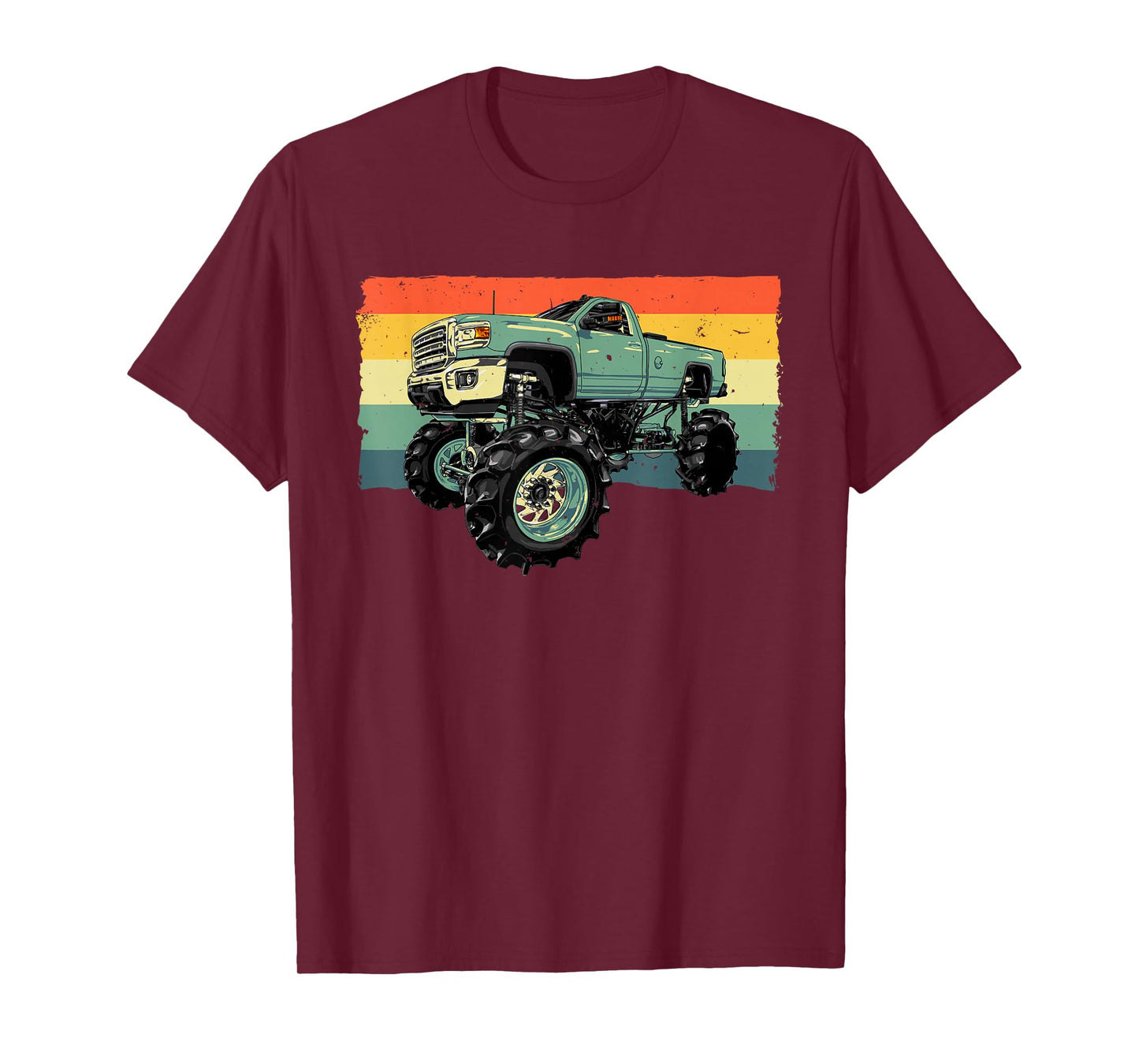 Cool Monster Truck For Men Women Toddler Big Monster Trucks T-Shirt