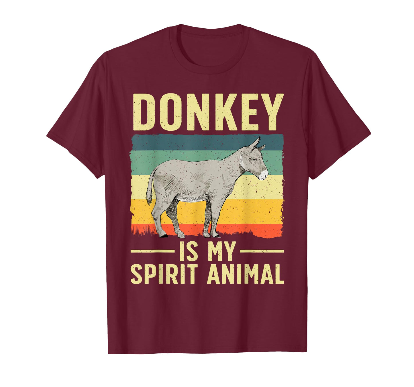 Cool Donkey Design For Men Women Farmer Wild Donkey Lover T-Shirt