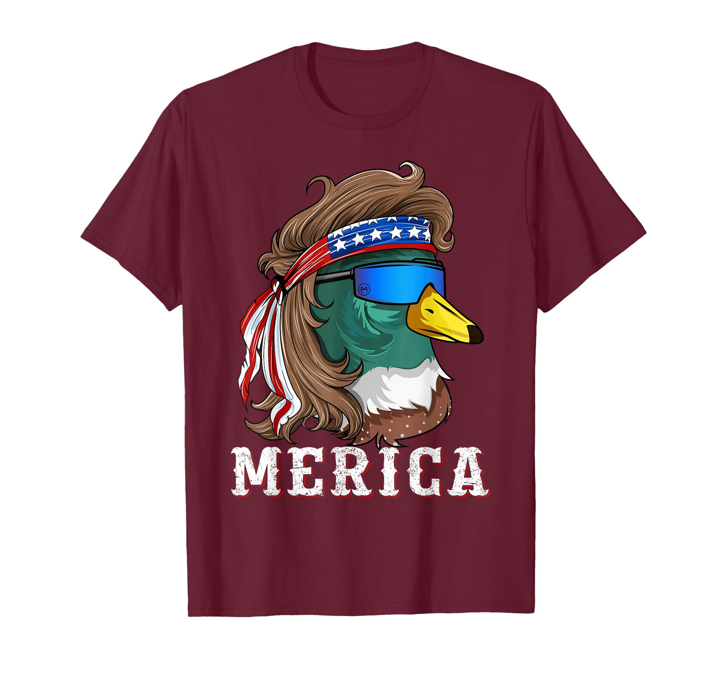Patriotic Mallard Duck Hunting American Waterfowl Hunter T-Shirt
