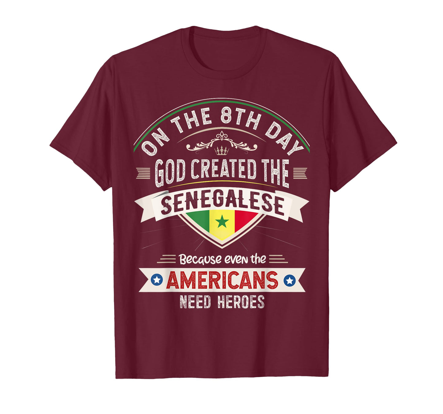 Senegal Flag Souvenirs for Senegalese Men & Women T-Shirt