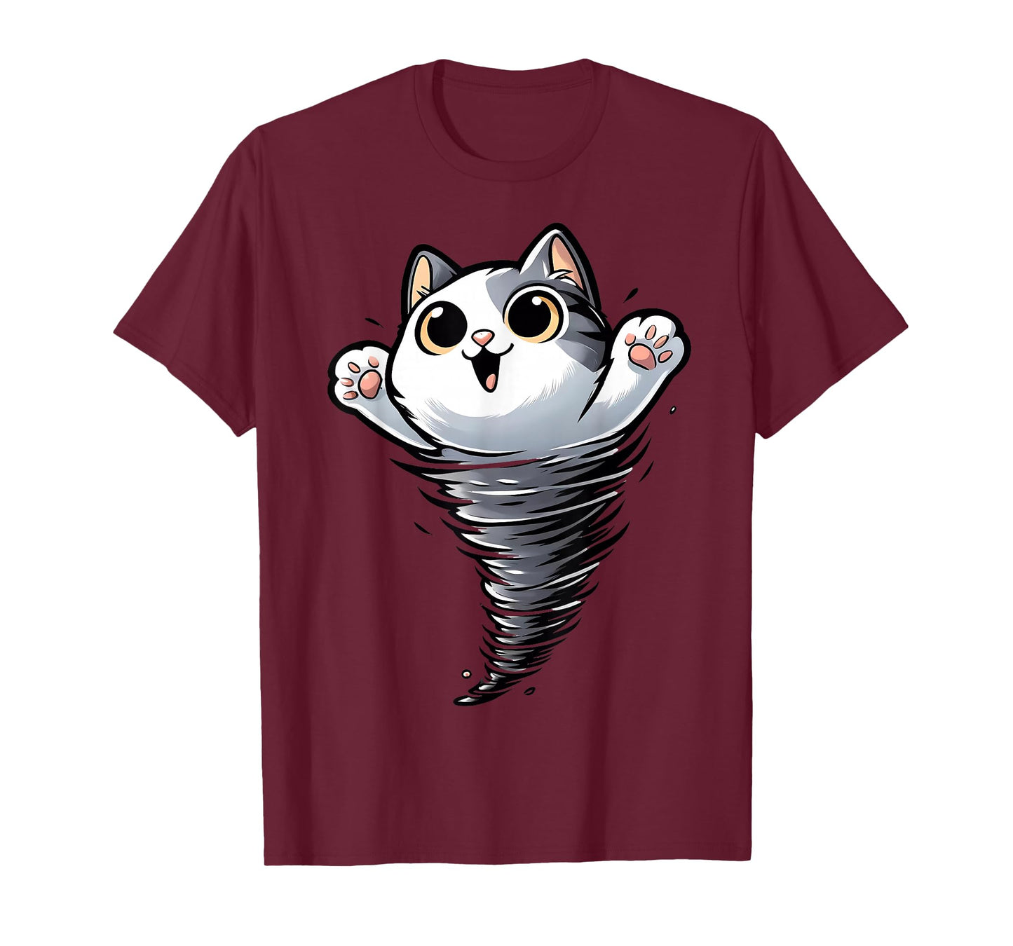 Funny Cat Tornado Storm Chasers Meteorologist Animal Lover T-Shirt