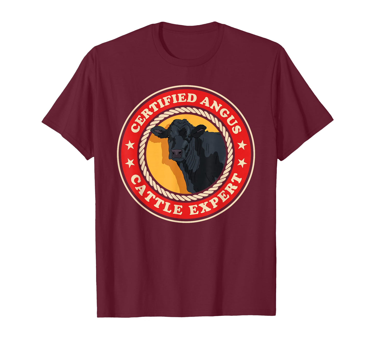 Angus Cattle Expert | Black Angus Cow T-Shirt