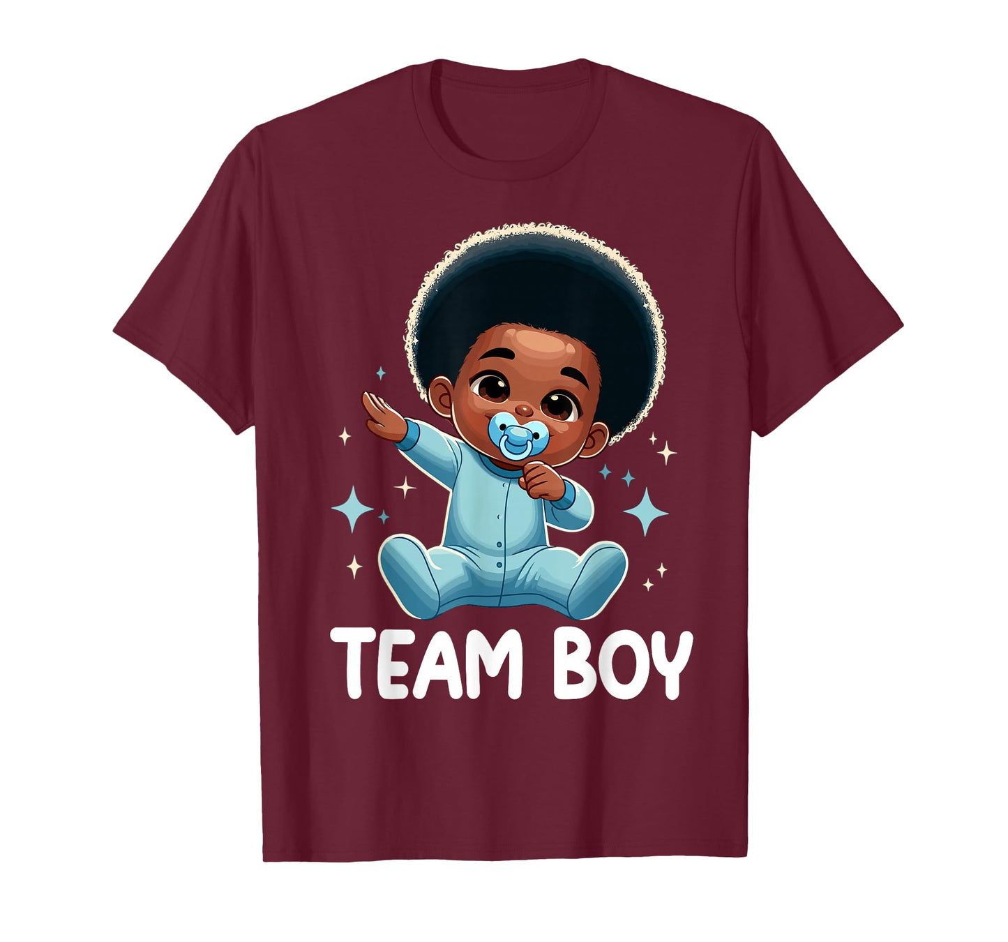 Team Boy Baby Announcement Gender Reveal Party T-Shirt