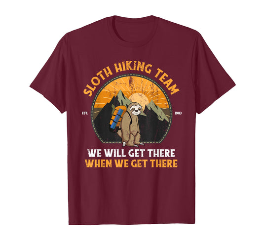 Sloth Hiking Sloth Hiking Team T-Shirt