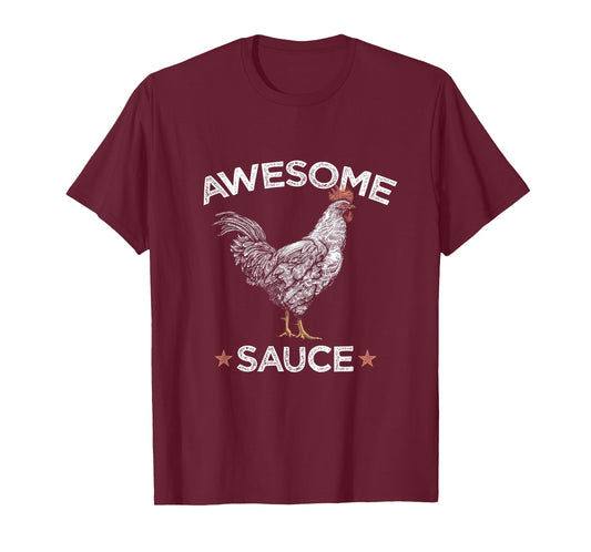 Awesome Rooster Graphic T-Shirt