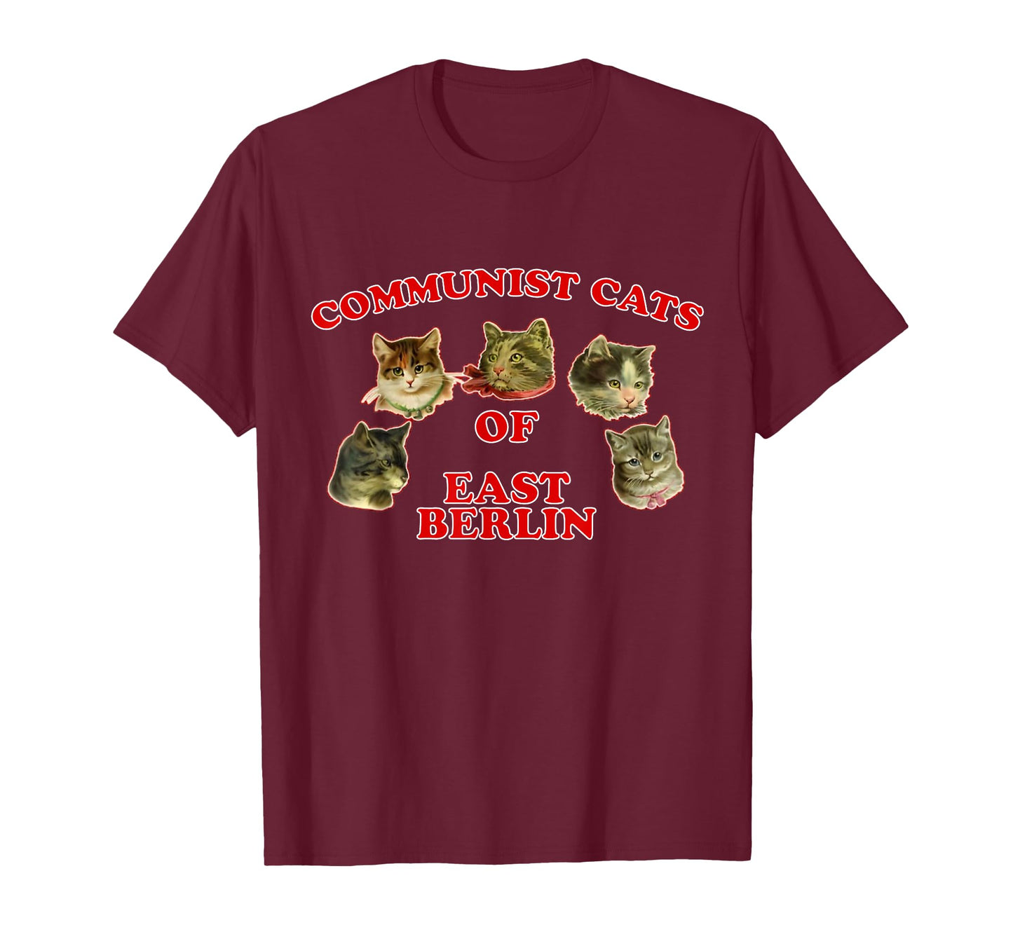 Communist Cats Of East Berlin funny saying T-Shirt