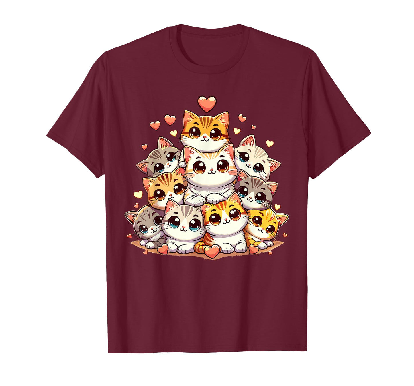 Cute Cats Anime Cat Kawaii T-Shirt