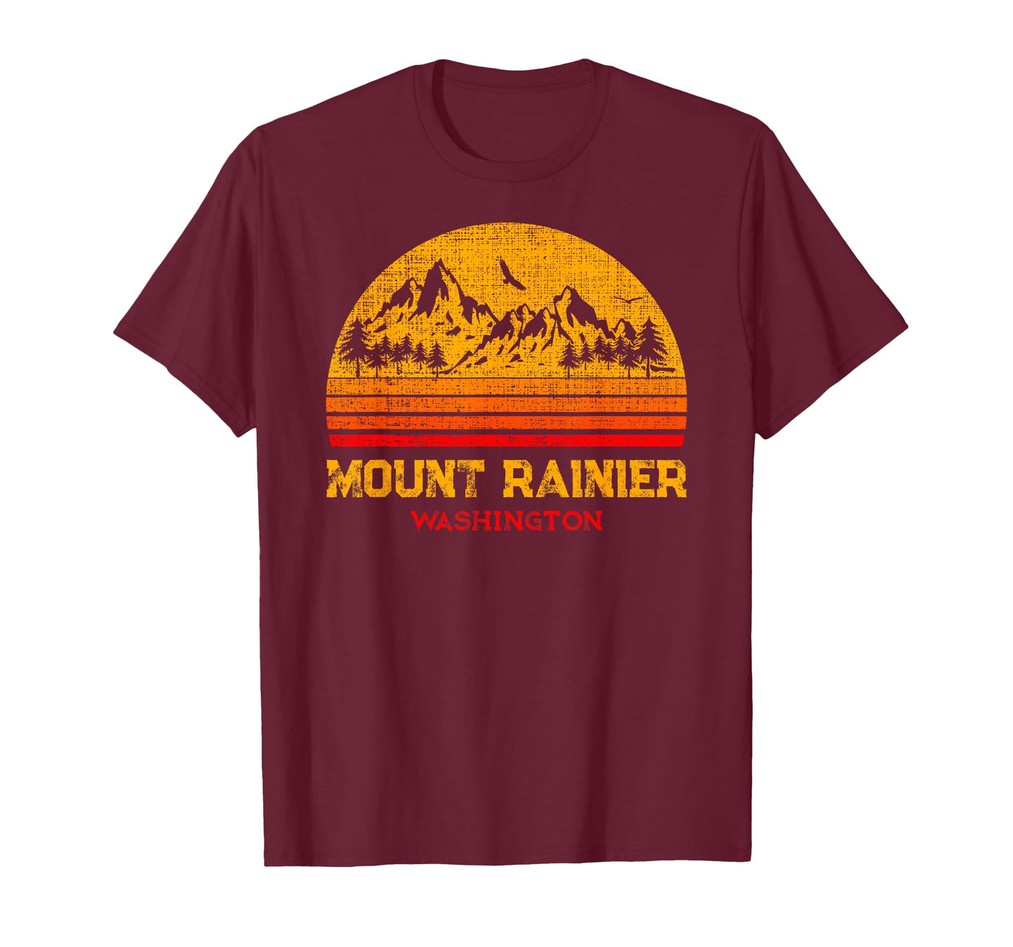 Classic Retro Vintage Mount Rainier Shirt Mt Rainier T Shirt T-Shirt