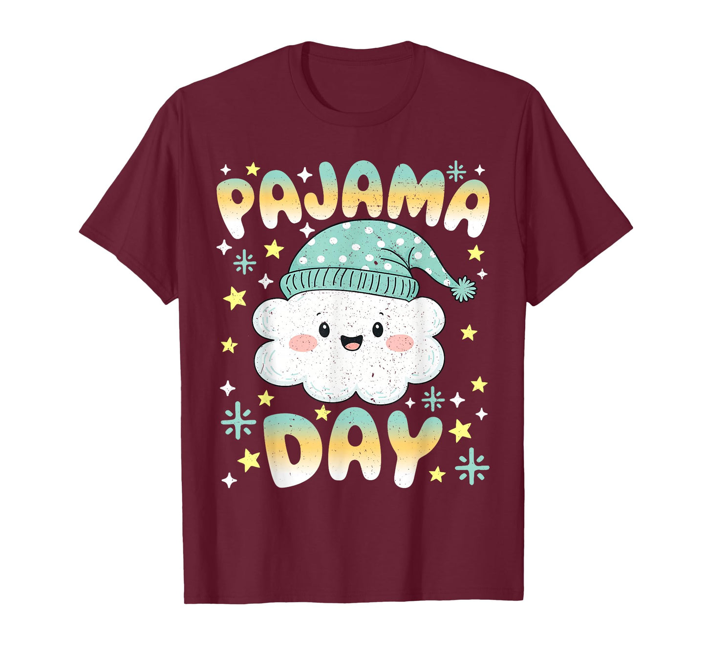 Pajama Day School Spirit Week Fun Cloud Teacher Student T-Shirt