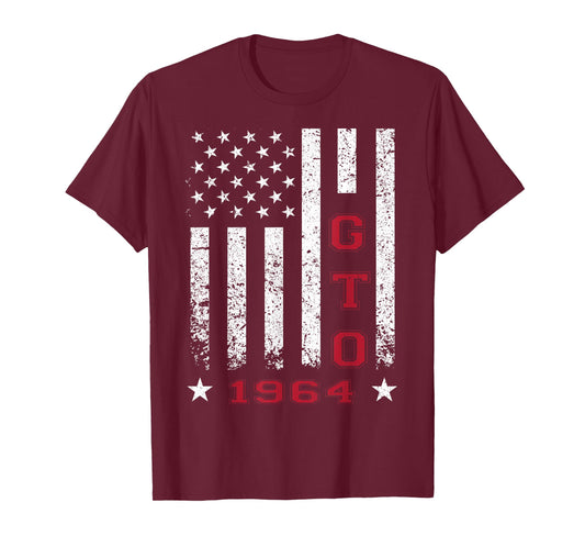 Jersey Style GTO 64 1964 Old School Muscle Cars T-Shirt