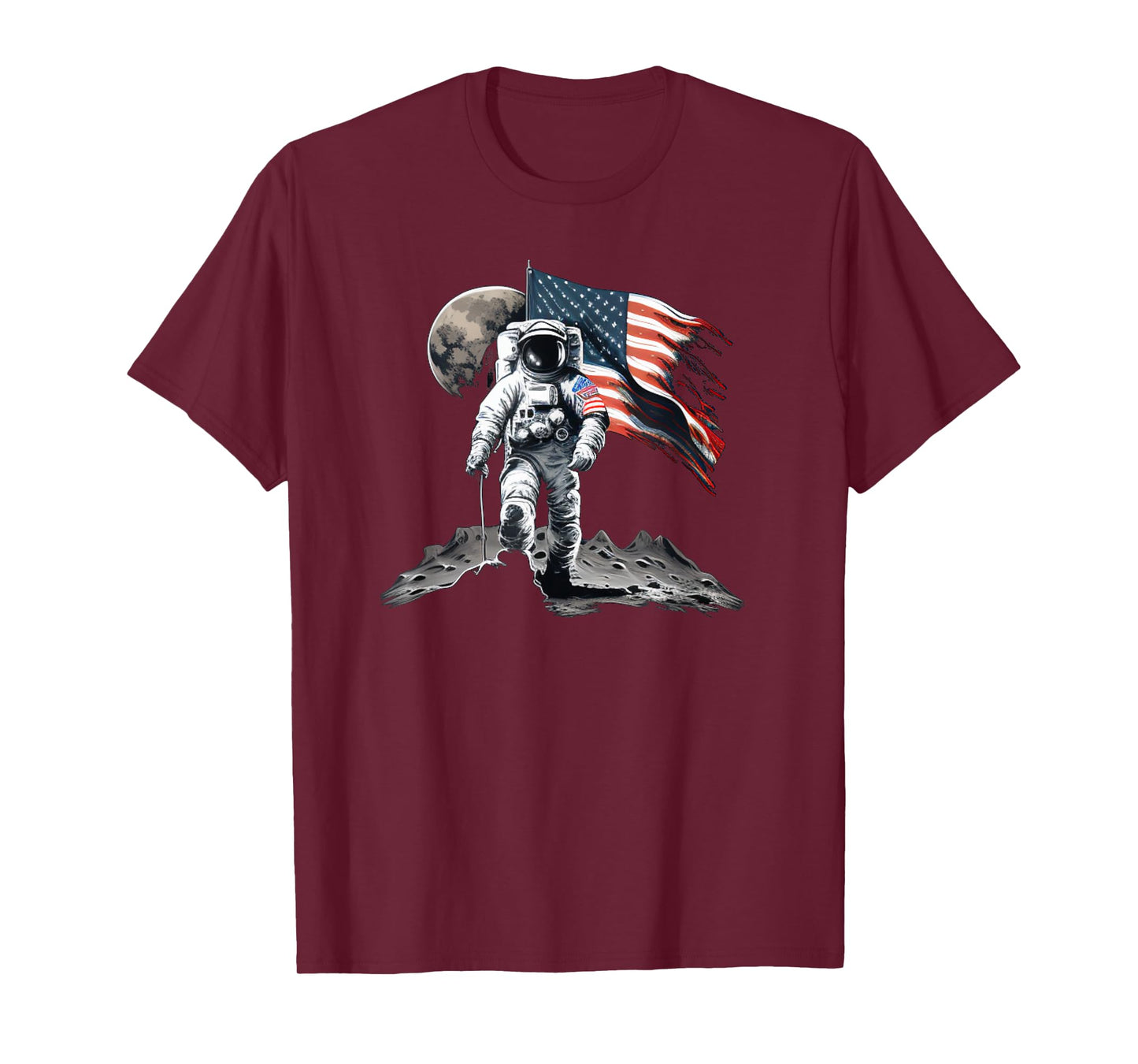 Cool Walking on Moon for Space Lovers T-Shirt