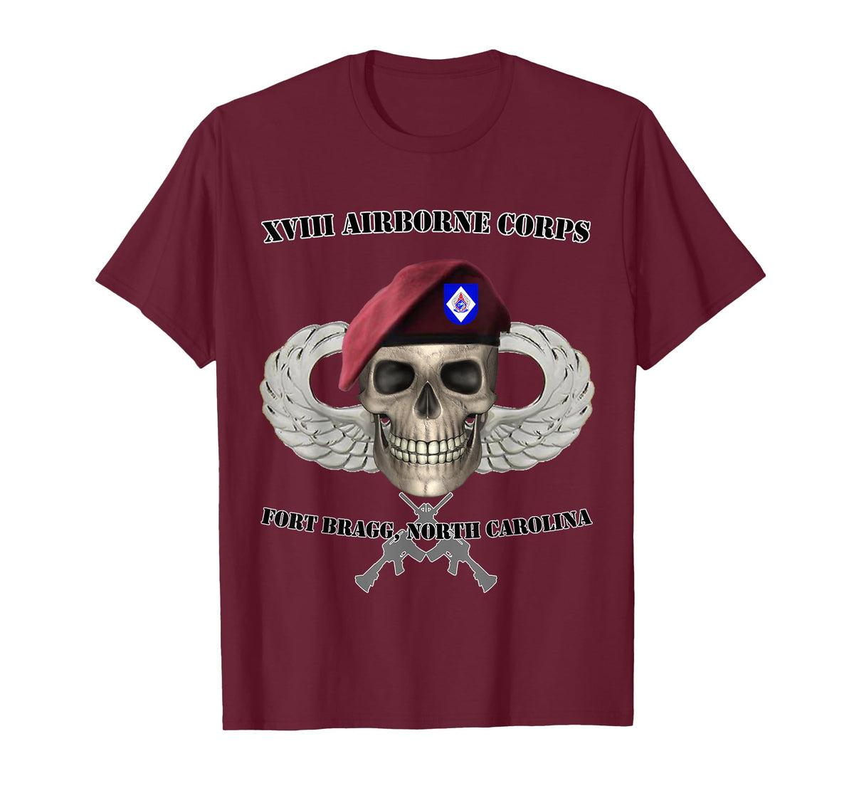 XVIII Airborne Corps- Ft Bragg, North Carolina Design T-Shirt