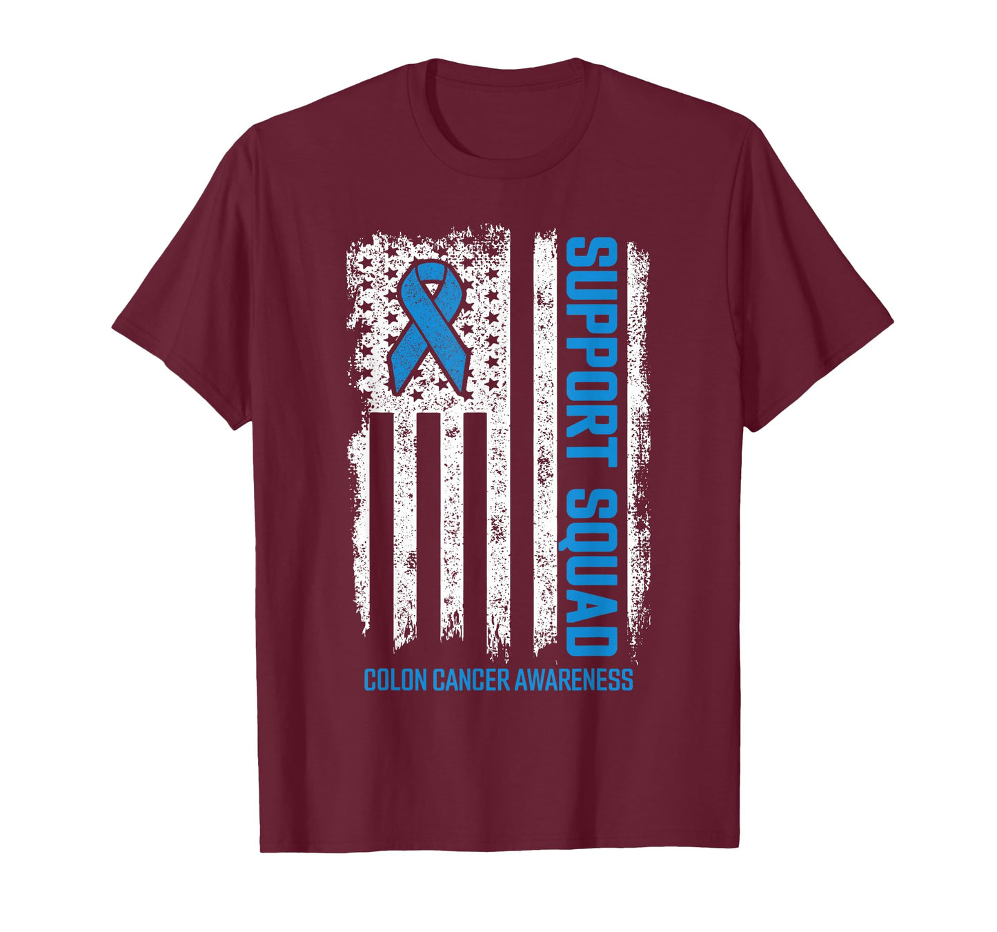 Colon Cancer Shirts Support Squad Colon Cancer Awareness T-Shirt