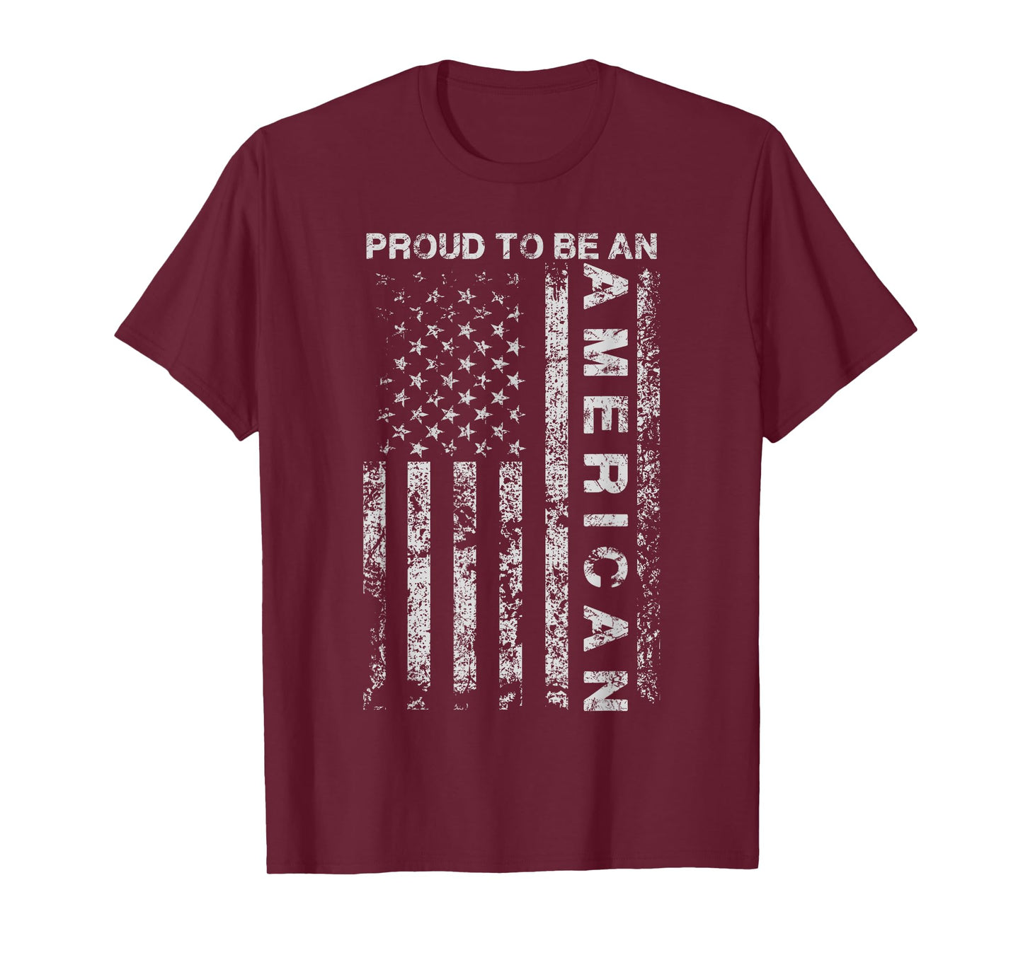Proud to Be an American American Flag USA Gift T-Shirt