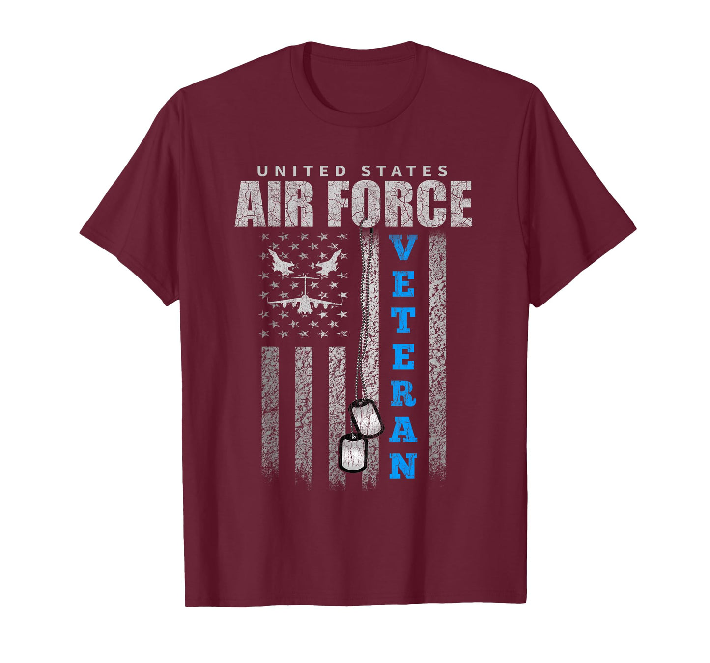 Veteran of The US Air Force USA Flag Veterans T-Shirt