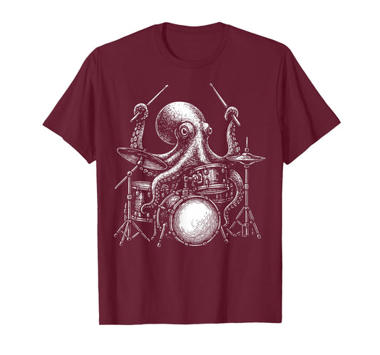 Octopus Drummer T-Shirt