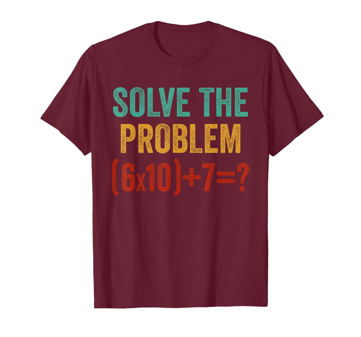 Funny 67 Meme Six Seven 6 7 Math Teacher Men Women T-Shirt