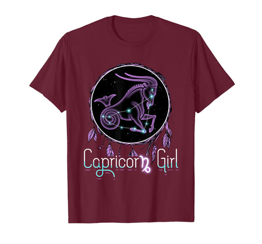 Capricorn Girl Starsign Horoscope Zodiac Sign Astrology Gift T-Shirt