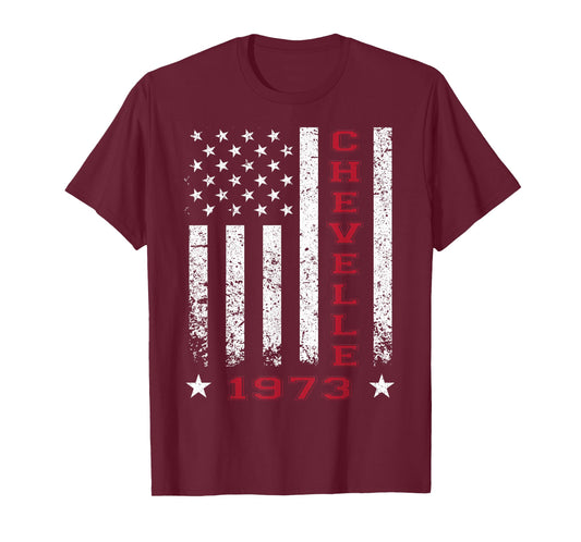 Jersey Style Chevelle 73 1973 Loves Old School Muscle Cars T-Shirt