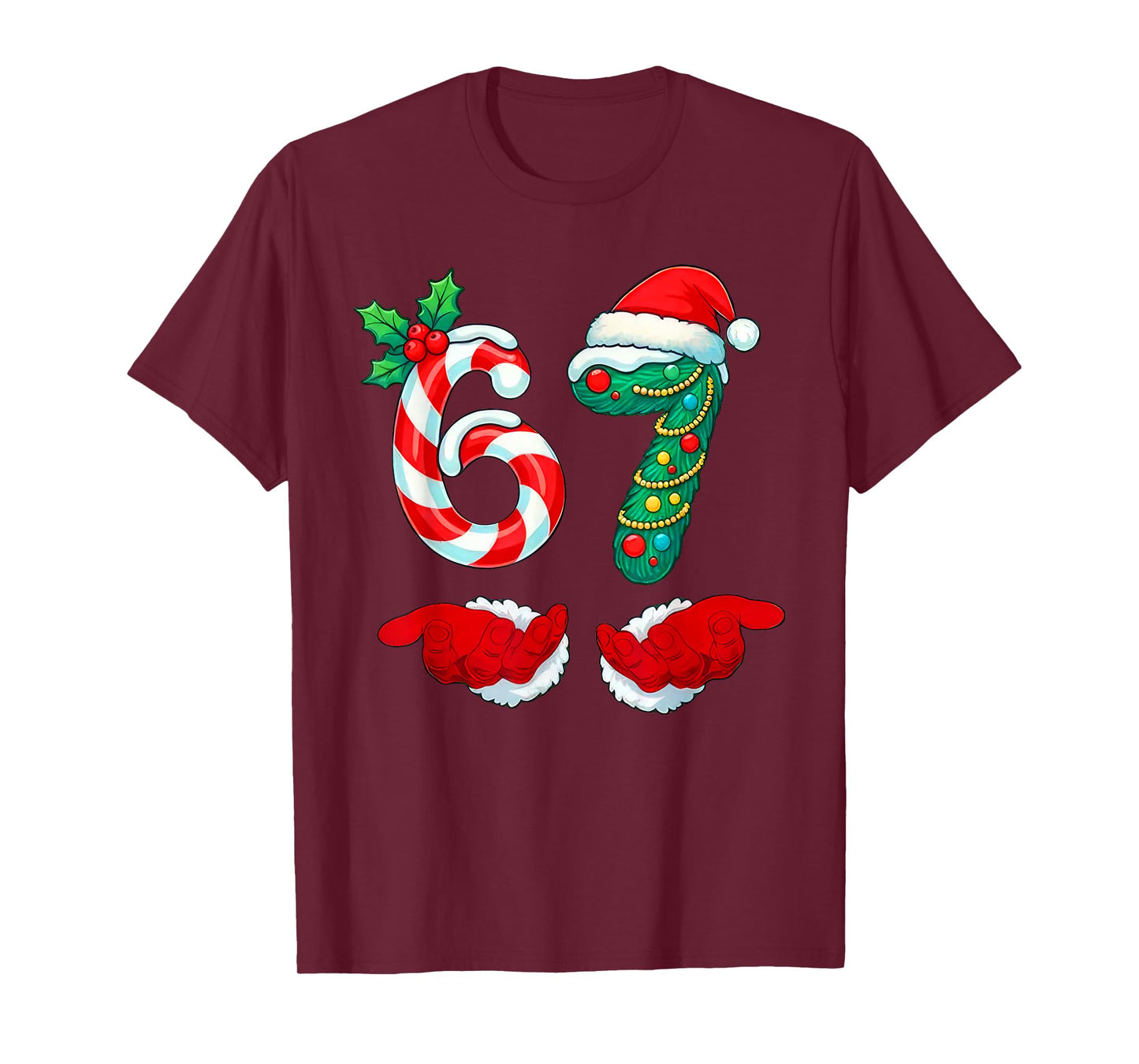 67 Meme Six Seven for Kids Women Men Boys Girls Christmas T-Shirt
