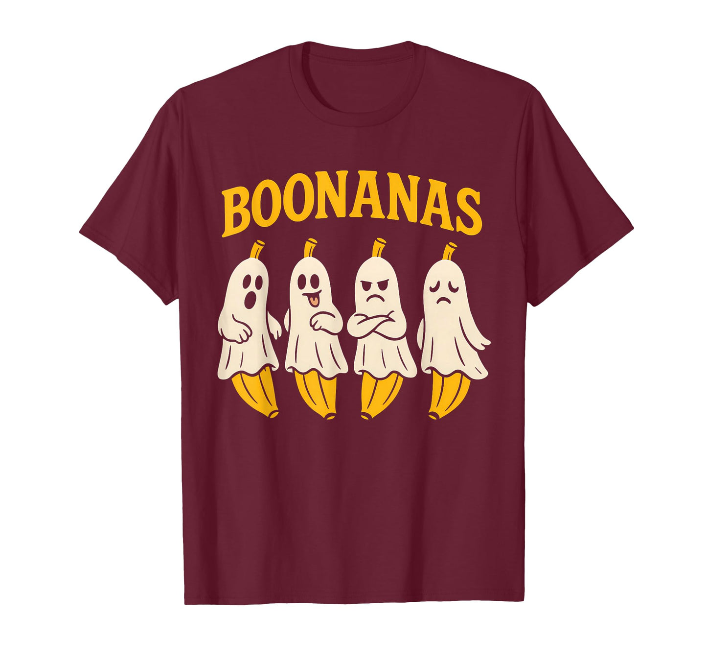 Boonanas Halloween Ghost Spooky Cute Banana Costume T-Shirt