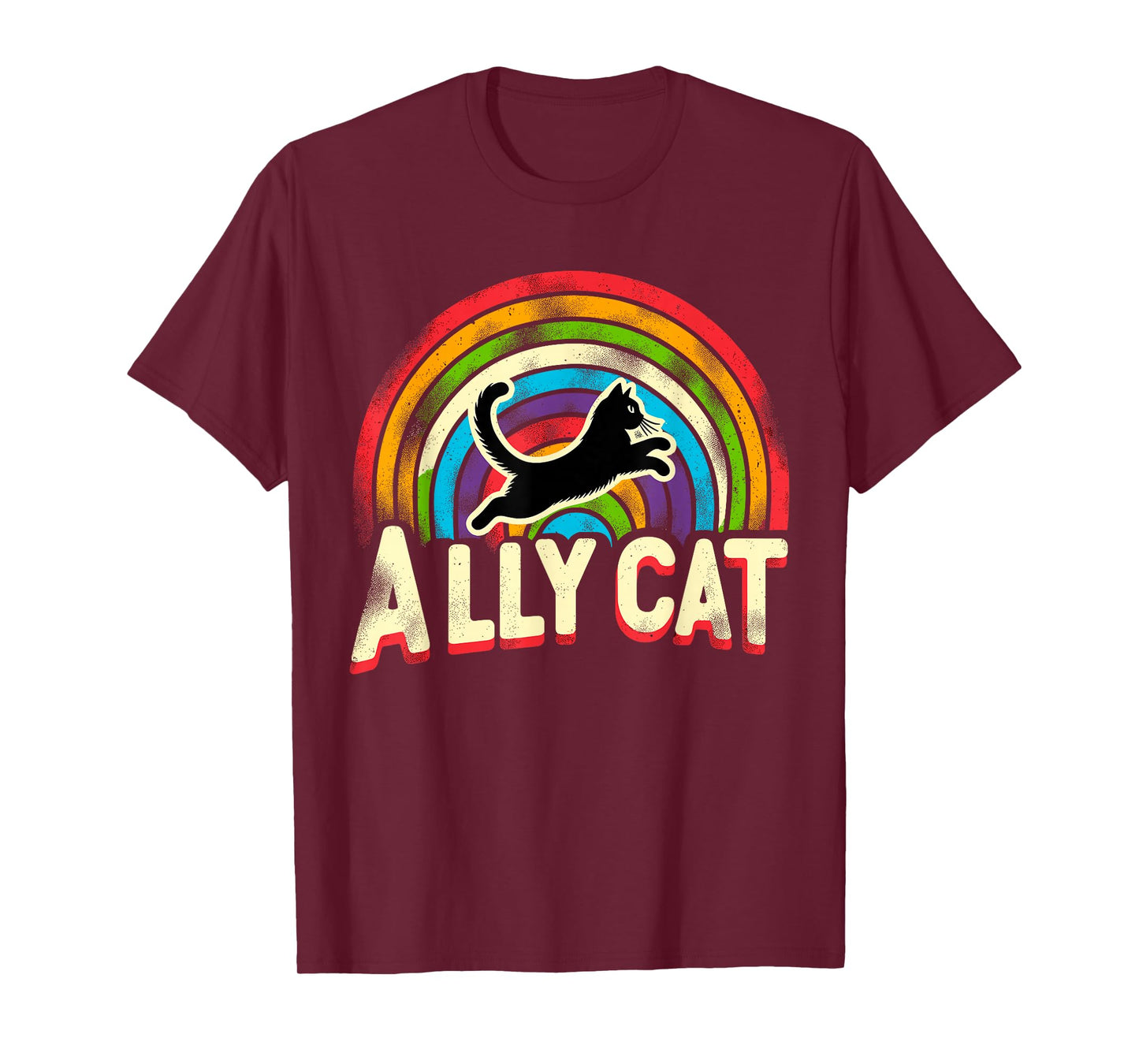 Ally cat LGBT Pride Cat T-Shirt