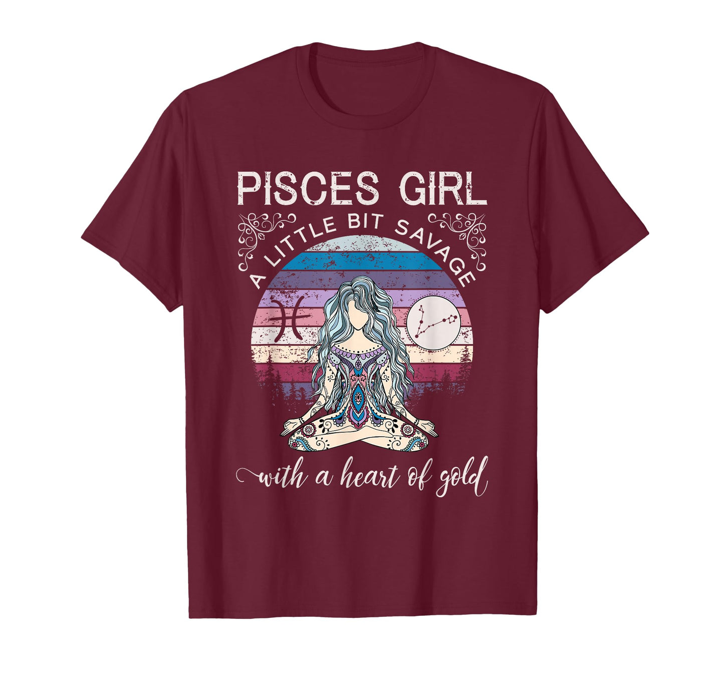 Pisces Girl Birthday Shirt for Women - March Gift T-Shirt