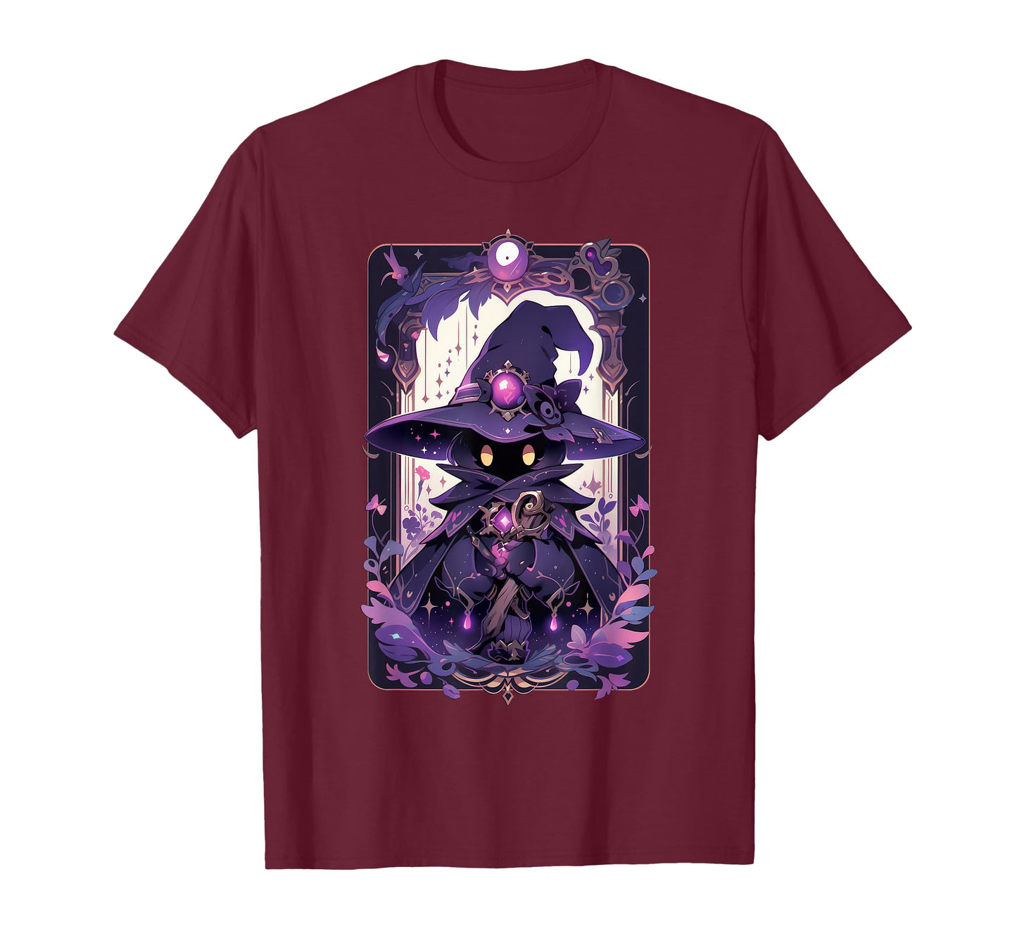 Cute Magician Anime Pastel Goth Tarot Card T-Shirt