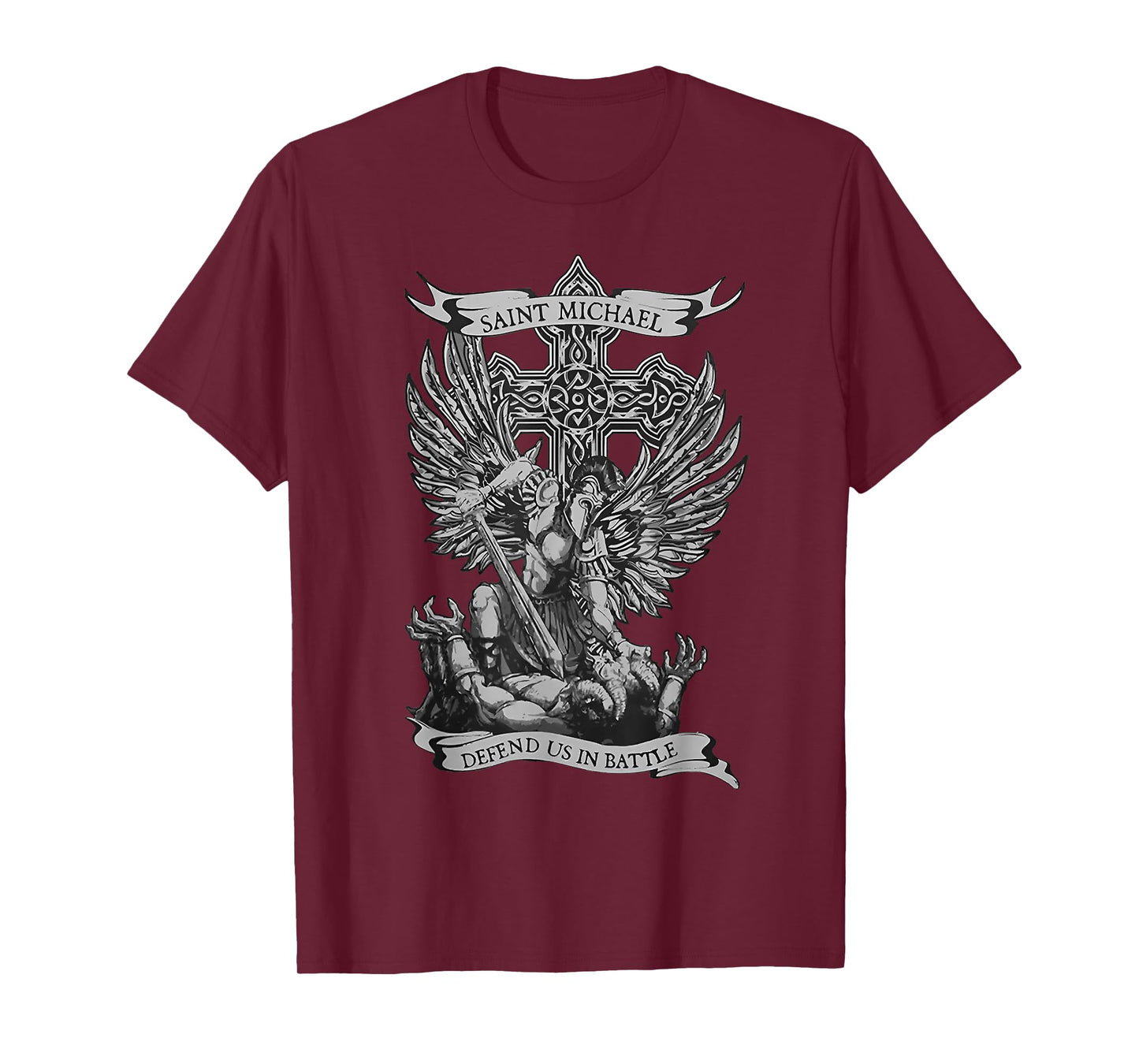 Saint Michael Defend Us in Battle T-Shirt