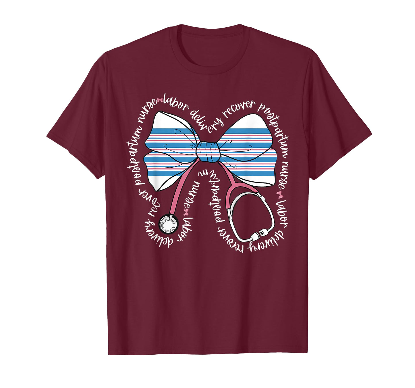 Coquette LDRP RN Labor Delivery Recovery Postpartum Nursery T-Shirt