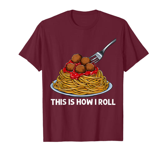 Cute Spaghetti Art For Men Women Kids Pasta Spaghetti Lover T-Shirt