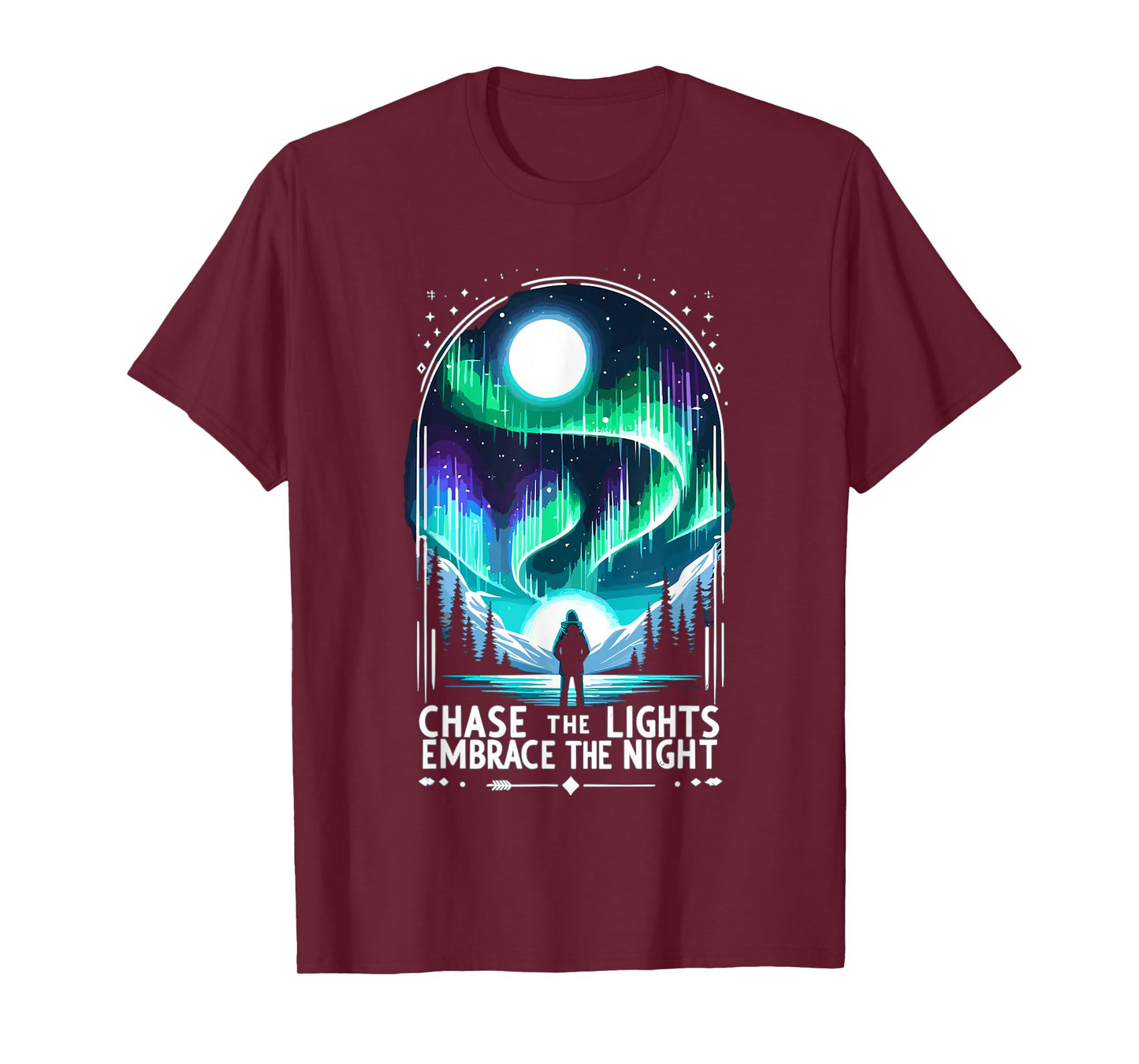 Polar Light Aurora Chaser Alaska Wilderness aurora borealis T-Shirt