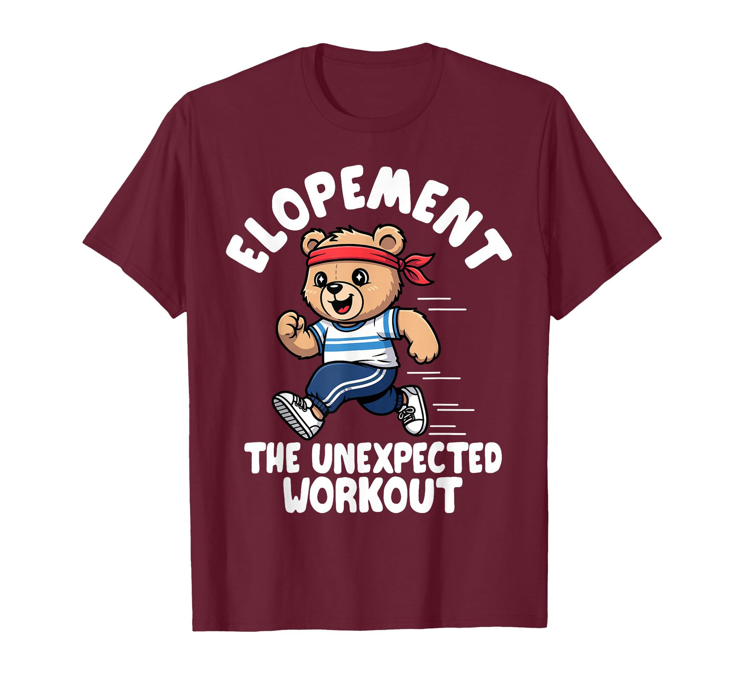 Elopement The Unexpected Workout Retro Autism Awareness T-Shirt