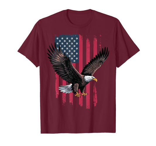 Eagle USA Flag 4th Of July America T-Shirt