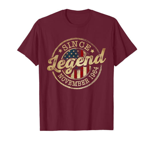 Legend Since November 1964 Vintage 61st Birthday Classic T-Shirt