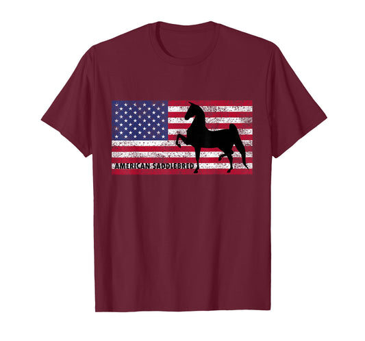 American Saddlebred Horse Training Gaited Horses Equitation T-Shirt