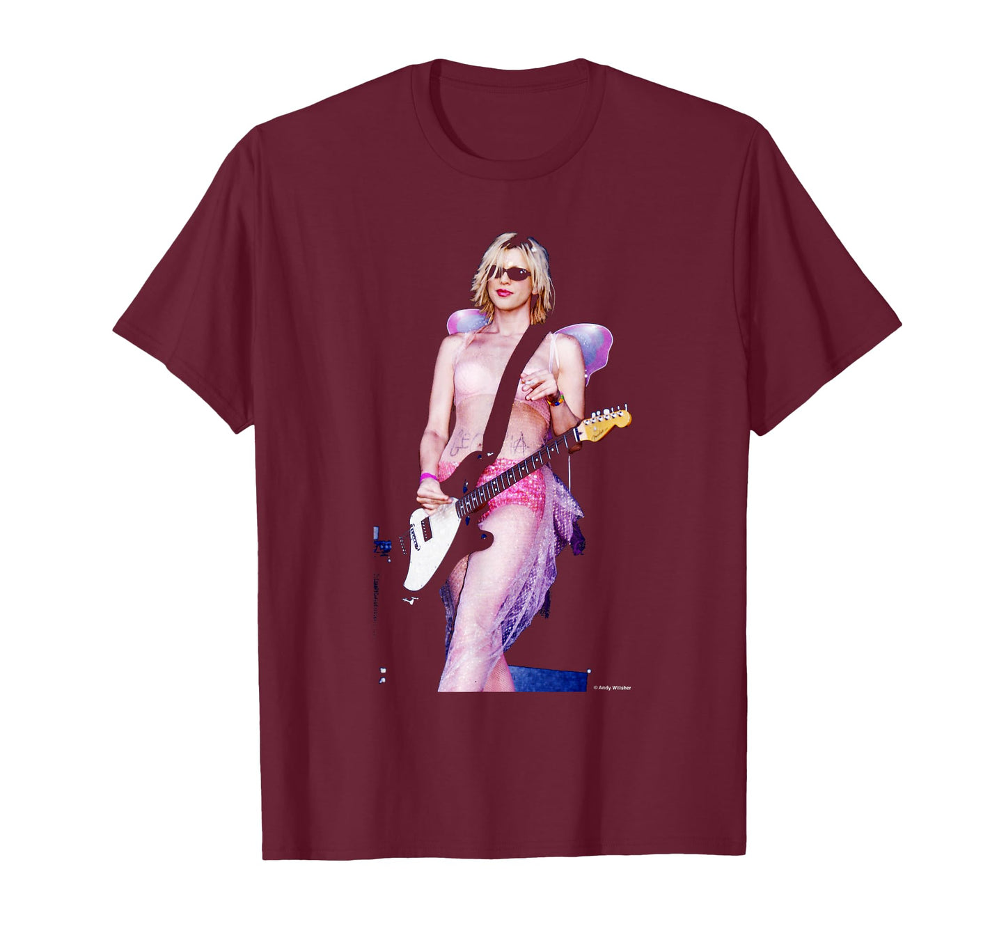 Hole Frontwoman Courtney Love Glastonbury 1999 Andy Willsher T-Shirt