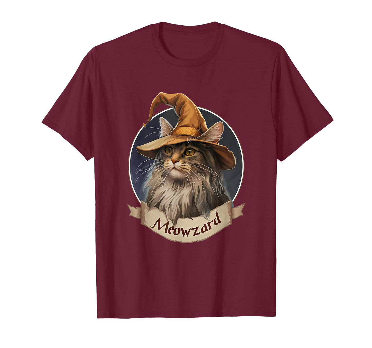 Magical Meowzard: Enchanting Halloween Wizard Cat T-Shirt for Men Women Kids