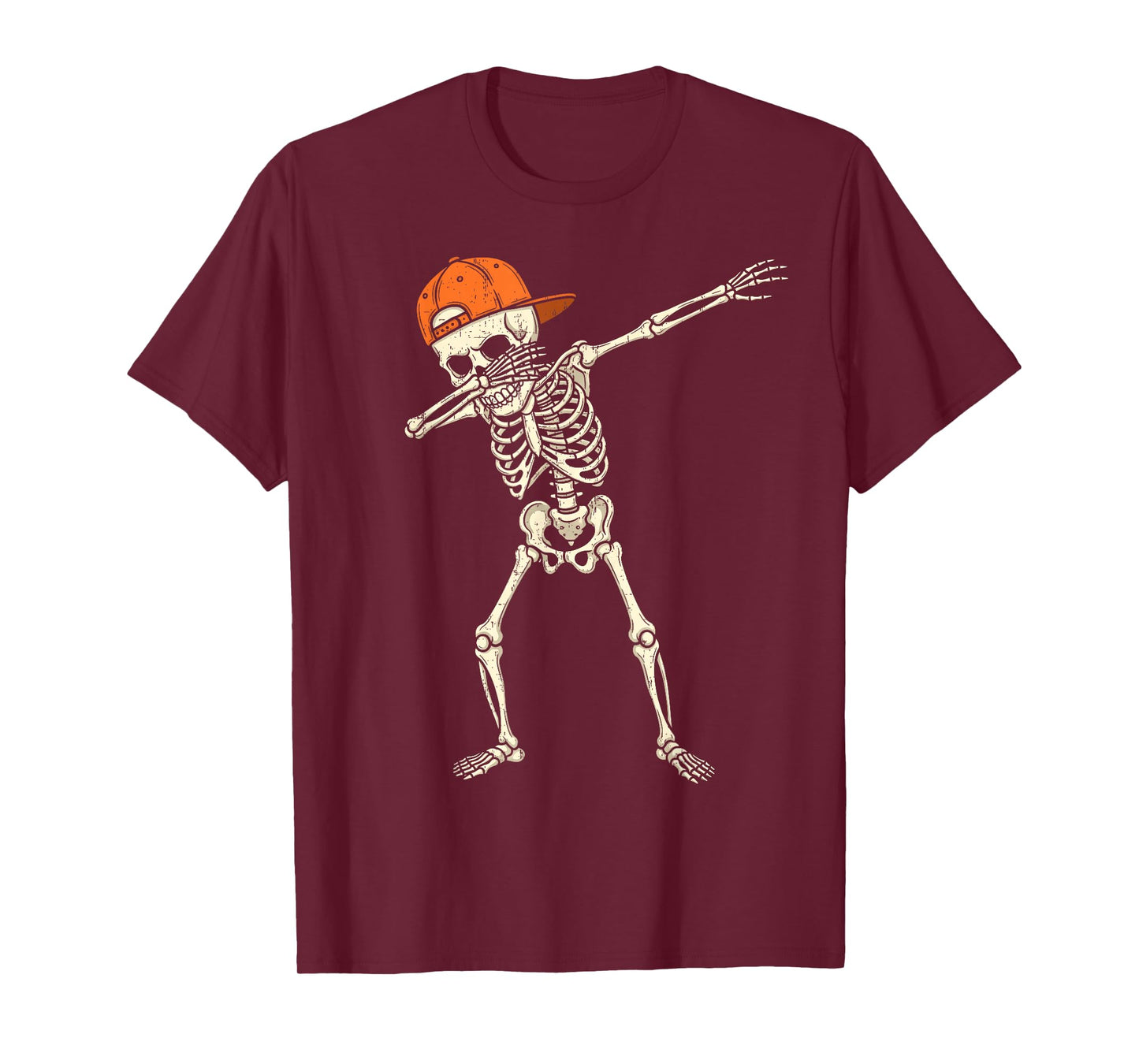 Halloween Shirts Cool Teen Boys Skeleton Dab Mens Halloween T-Shirt