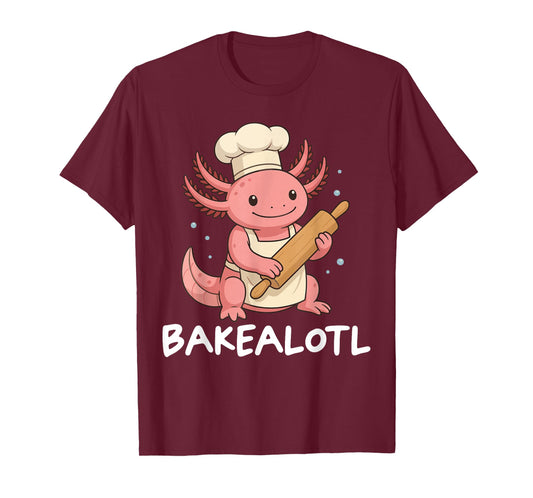 Bakealotl Baking Axolotl T-Shirt
