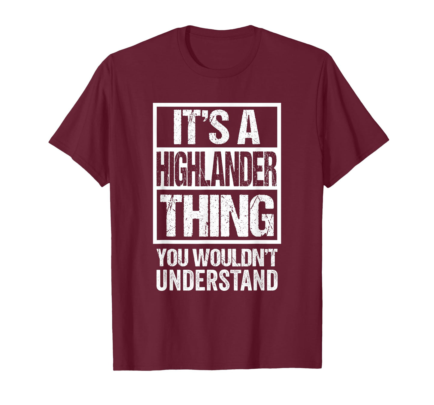 Funny Highlander Quote It's A Highlander Thing Cat Lover T-Shirt