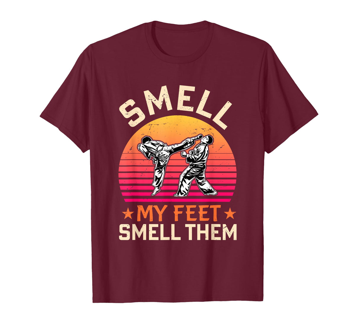 Smell My Feet Smell Them Funny Karate Gi Martial Art Kung Fu T-Shirt
