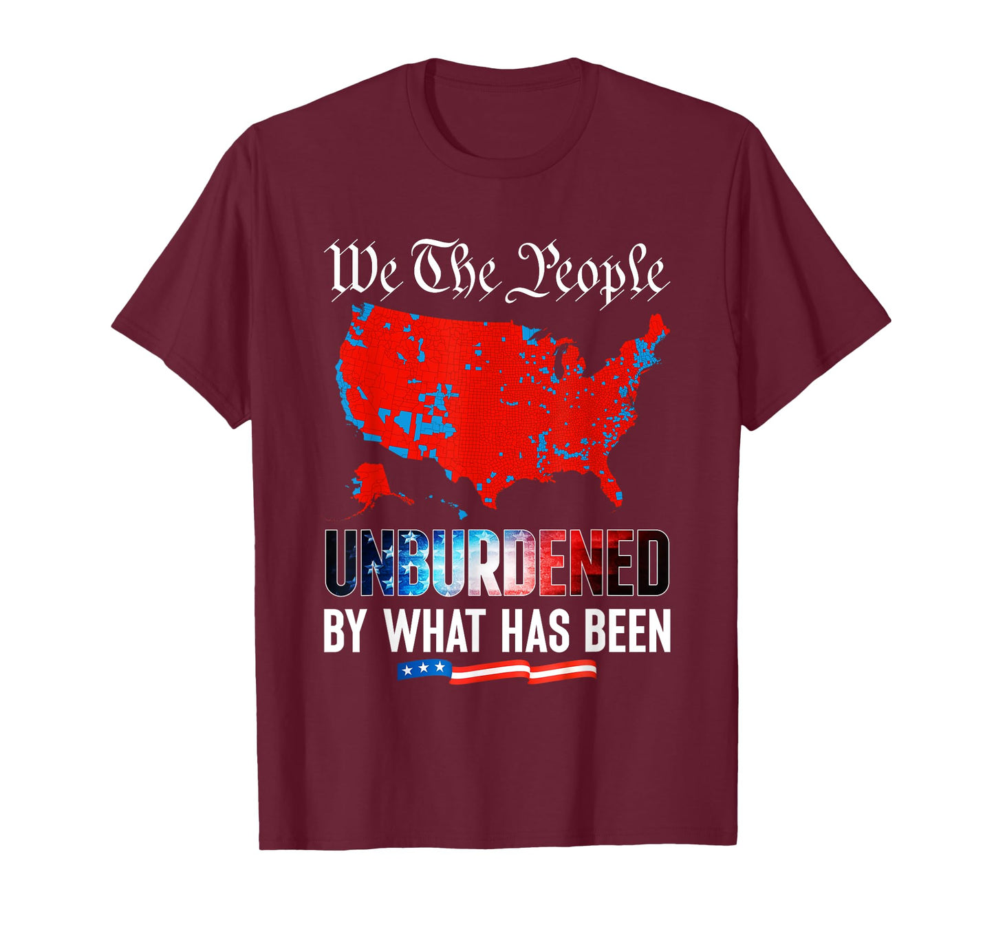 2024 Trump Winner Election Map Unburdened By What Has Been T-Shirt