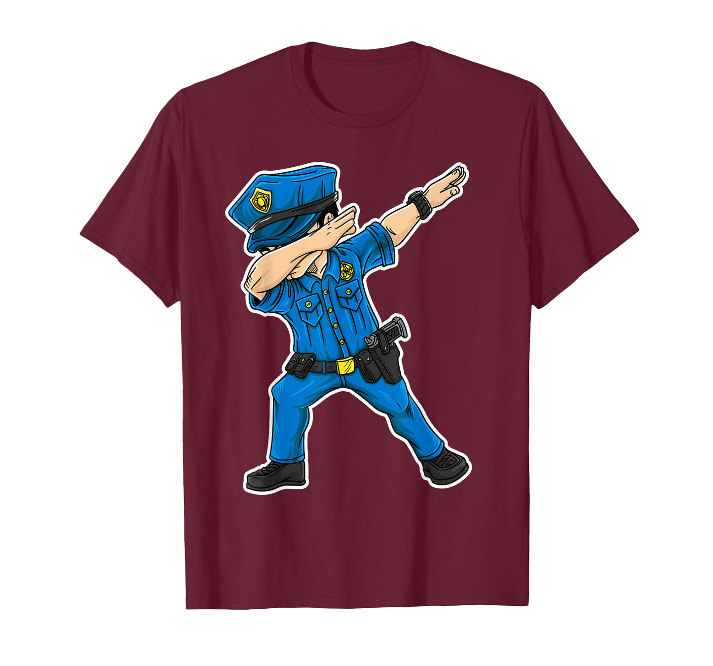 Dabbing Police Gift Funny Policeman Dab Dance T-Shirt