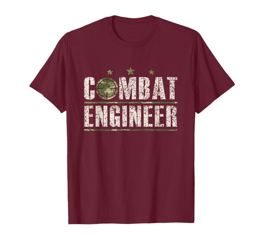 Combat Engineer Veteran's Day Veterans Combat Veteran T-Shirt