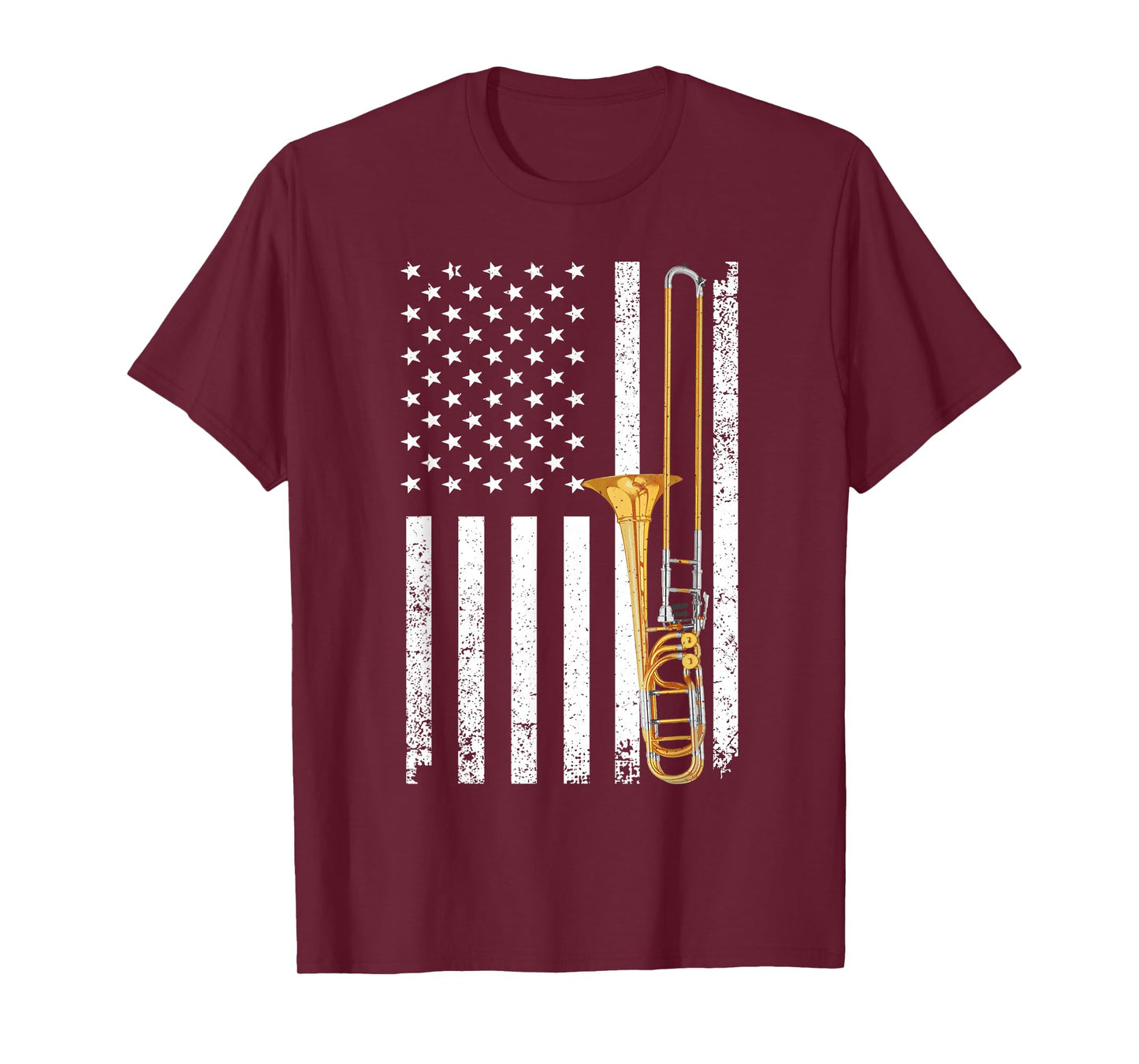 Funny Trombone Design for Men Women Musician Trombone Player T-Shirt