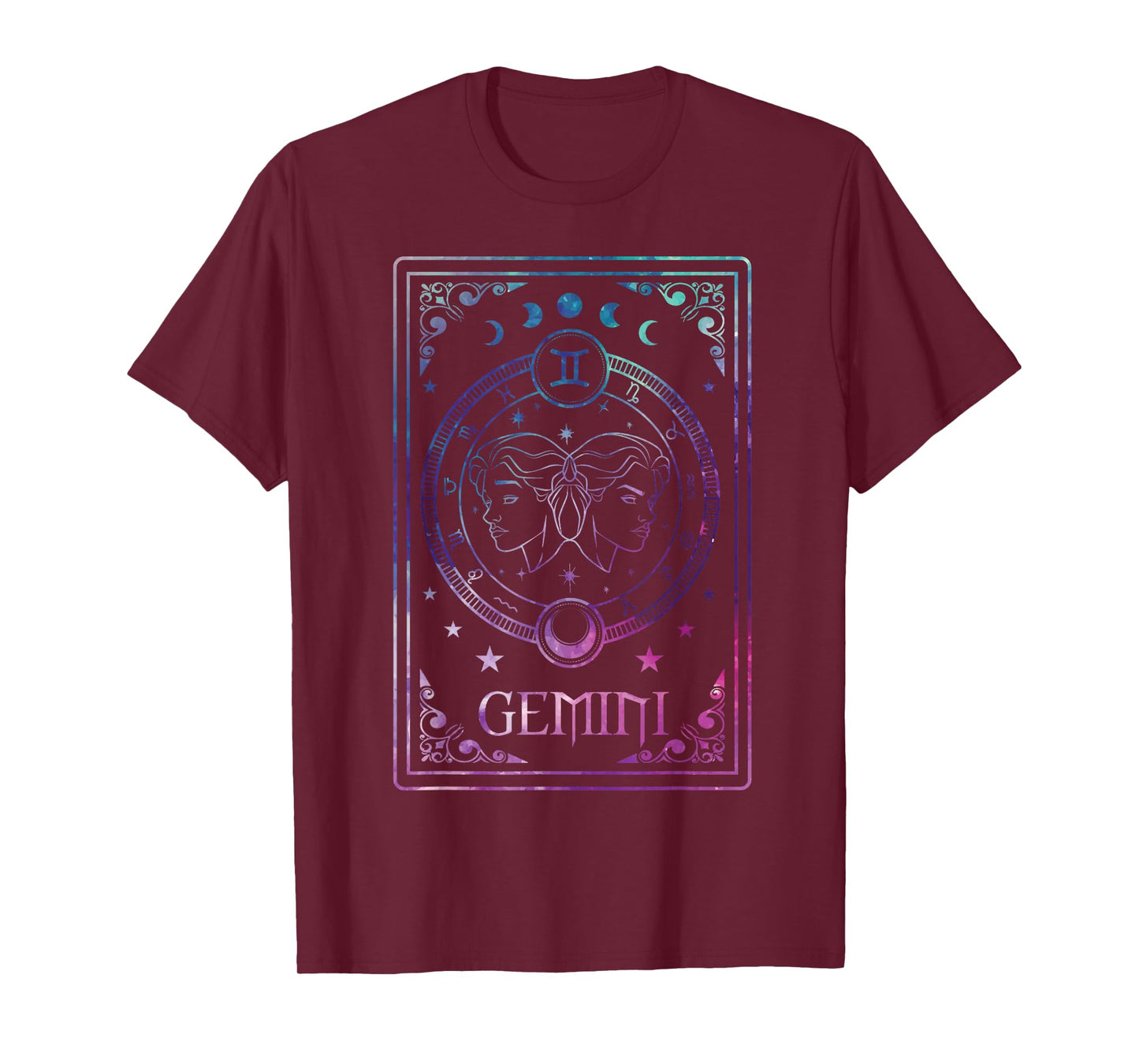 Gemini Tarot Card May June Birthday Astrology Zodiac T-Shirt